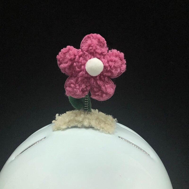 Little Flower Motorcycle Helmet Charm