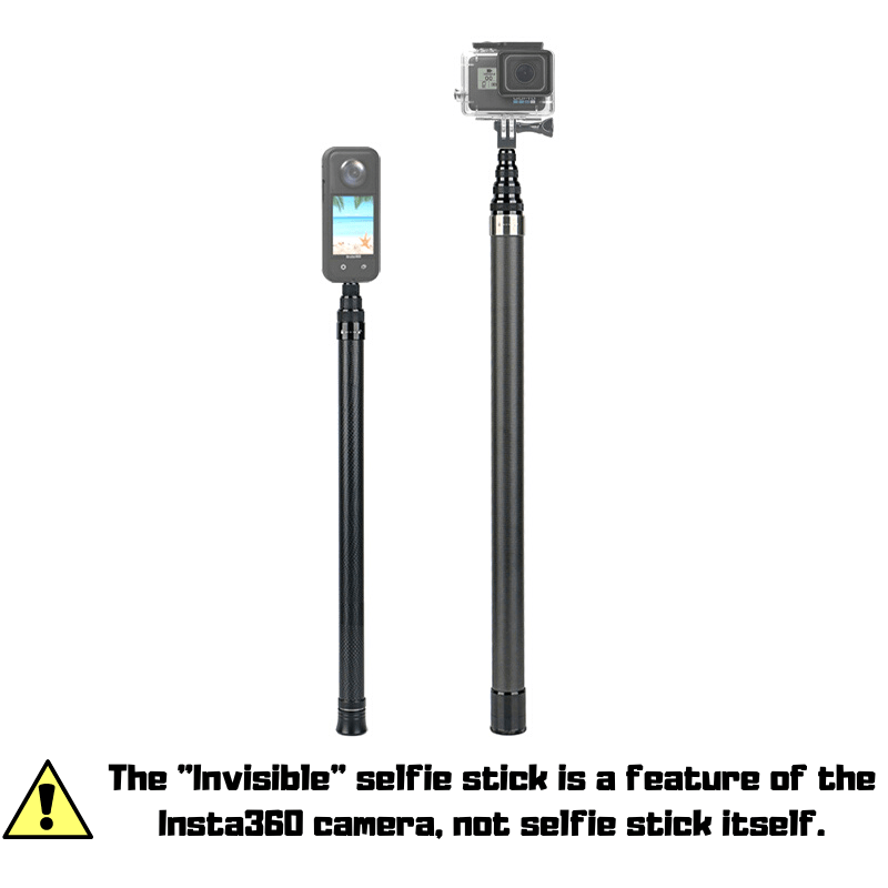 Insta360 camera Invisible selfie stick 1.5m/3m - Bean's Moto Booth