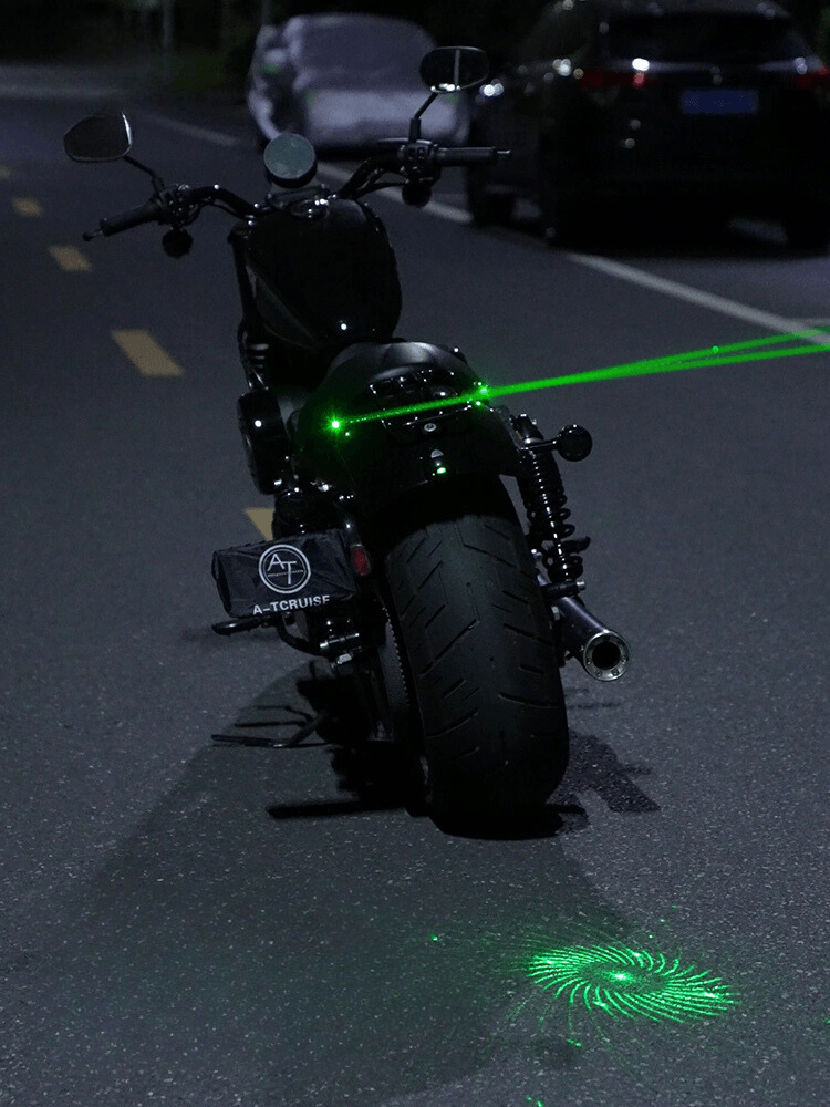 Motorcycle Laser Projection Strobe Light - Bean's Moto Booth