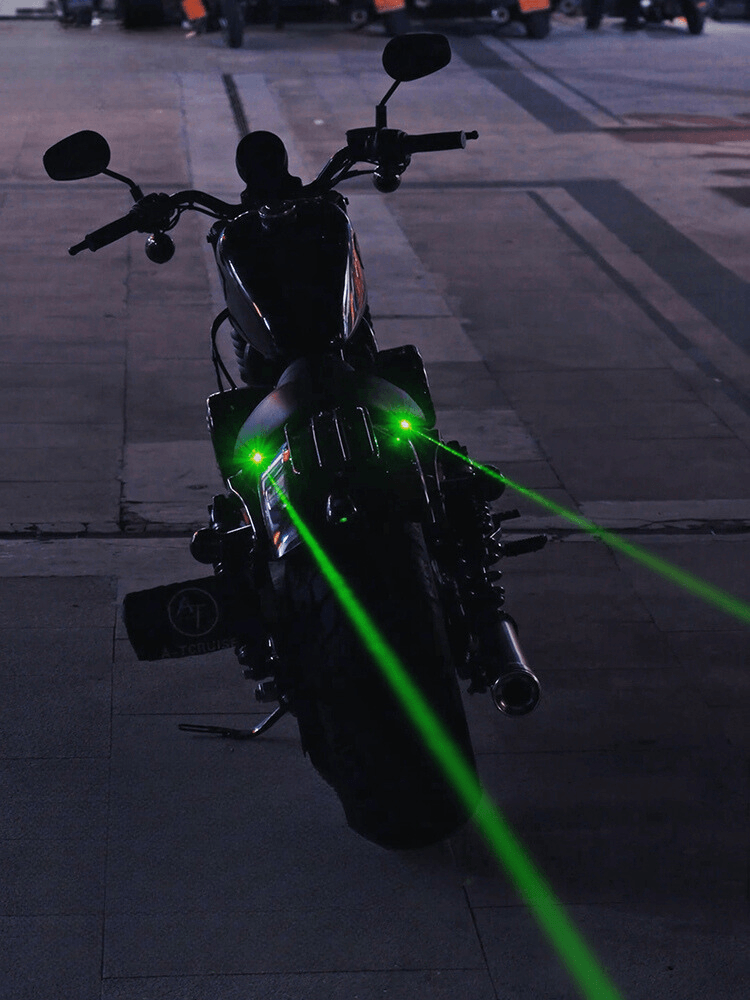 Motorcycle Laser Projection Strobe Light - Bean's Moto Booth