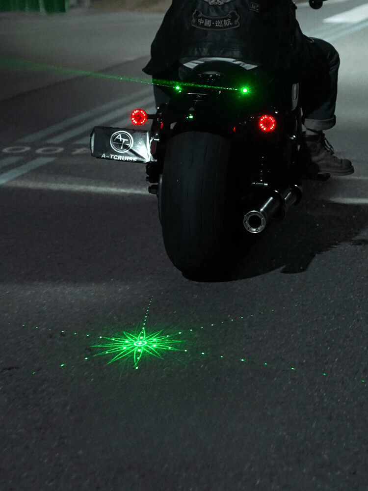 Motorcycle Laser Projection Strobe Light - Bean's Moto Booth