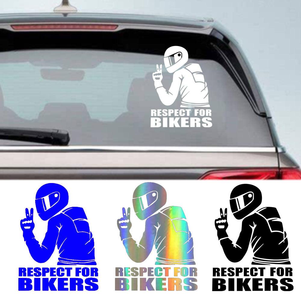 Respect Bikers Stickers - Bean's Moto Booth