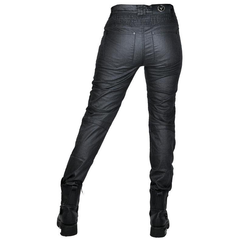 VOLERO™ Glossy Coated Fabric Motorcycle Pants for Women - Bean's Moto Booth